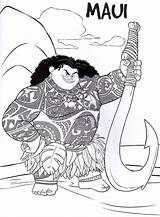 Moana Stuck Ages Inspire Colouring sketch template