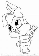 Looney Tunes Baby Lola Drawing Draw Step Drawings Toons Cartoon Getdrawings Tutorials Drawingtutorials101 sketch template