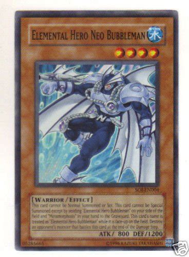 Yu Gi Oh Soi En004 Elemental Hero Neo Bubbleman Common Mint
