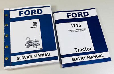 ford  tractor service repair manual complete factory technical overhaul set ebay