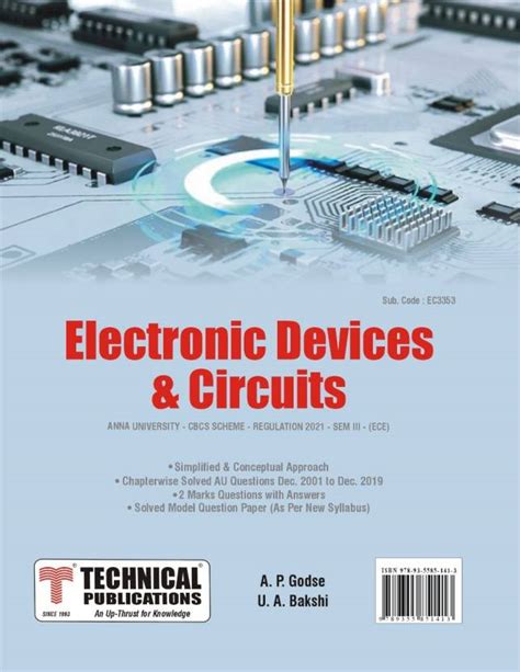 Electronic Devices And Circuits For Be Anna University R21cbcs Iii Ece
