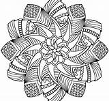 Mandala Coloring Pages Flower Printable Adults Sheets Kids Butterfly Colouring Color Adult Colorings Print Book Easy Meditation sketch template