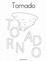 Coloring Tornado Built California Usa Print Twistynoodle sketch template