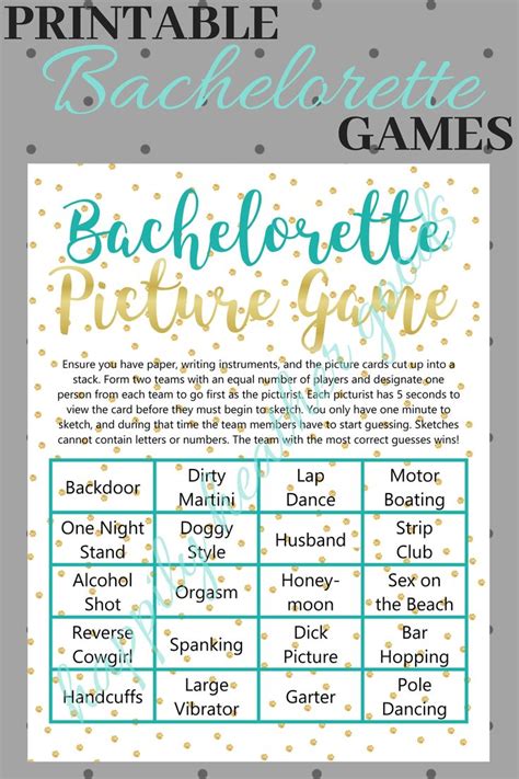 pin  bachelorette party games