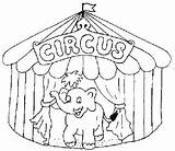 Circo Circus Colorear Zirkus Carpas Carpa Zirkuszelt Zum Ausmalbild Kleurplaten Desenho Circ Março Ahiva Pueda Aprender Utililidad Aporta Deseo Plantillas sketch template