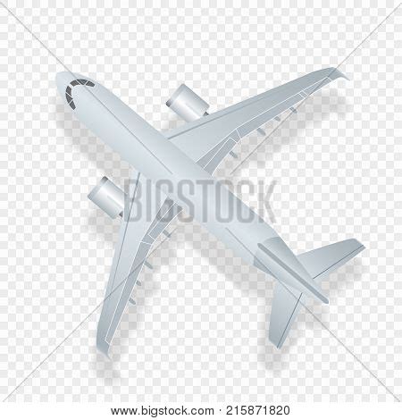 airplane top view vector photo  trial bigstock