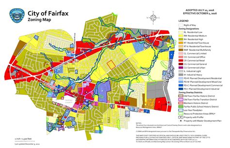 zoning map city  fairfax va