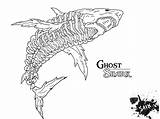 Shark Coloring Pages Great Ghost Baby Scary Drawing Deviantart Printable Color Sykes Jaws Getcolorings Getdrawings Print Head Colorings Shrewd sketch template