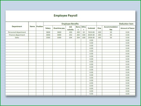 payroll template   template  resume examples xmzmnkg