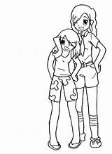Coloring Pages Friends Two Girls Friend Taking Anime Drawing Forever Whenever Print Perspective Point Color Getcolorings Printable Building Getdrawings Template sketch template