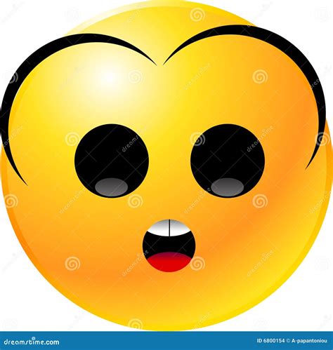 emoticon smiley face stock vector illustration  yellow