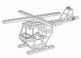 Helicopter Lego sketch template