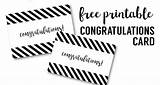 Congratulations Card Printable Cards Paper Graduation Baby Diy Wedding Shower Party Papertraildesign Retirement sketch template