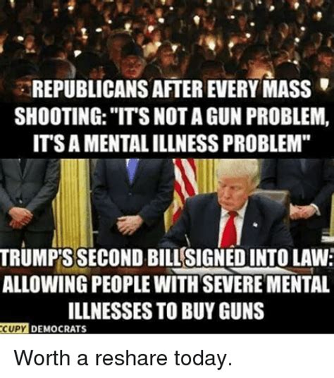 Republicans After Every Mass Shootingit S Not A Gun