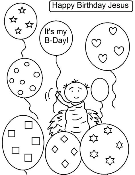 happy birthday balloons coloring pages  getcoloringscom