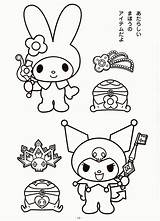 Melody Coloring Pages Kuromi Kitty Hello Printable Kawaii Colouring Colorare Sanrio Da Oasidelleanime Mymelody Sheets Anime Print Cute Books Kids sketch template