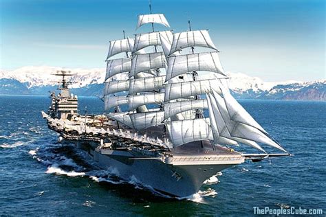 budget cuts lead  creation  clean sail powered  navy