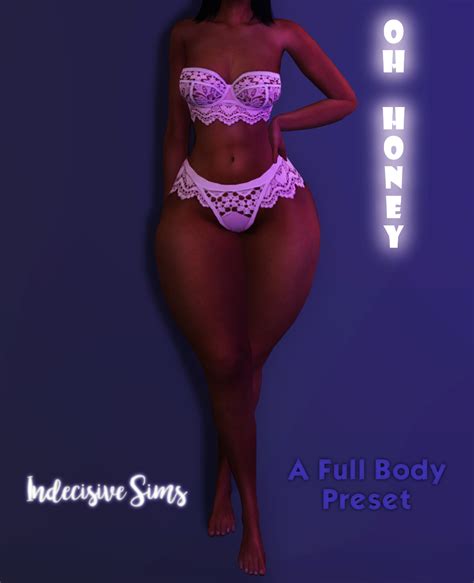 Black Sims Body Preset Cc Sims 4 Sims 4 Body Presets Sliders Extreme Images