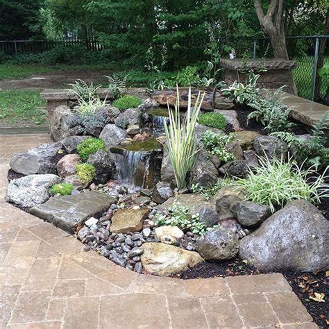front yard water feature