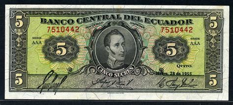 ecuador  sucres banknote  world banknotes coins pictures