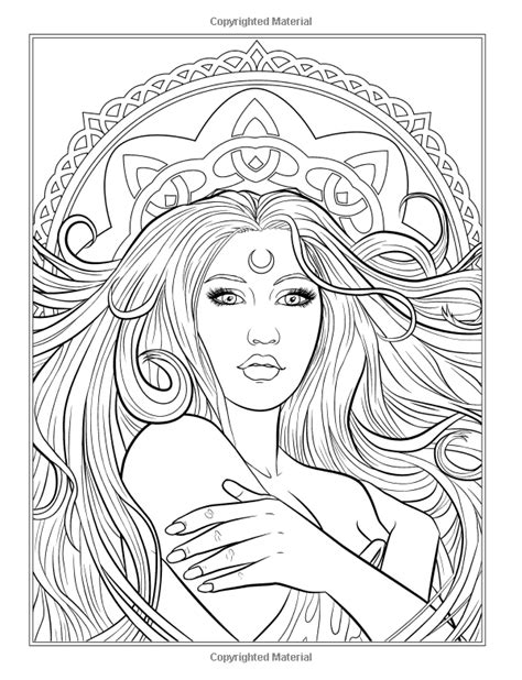 gothic people coloring pages