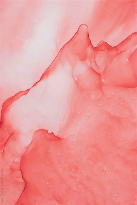 abstract coral color fluid background by robert kohlhuber coral