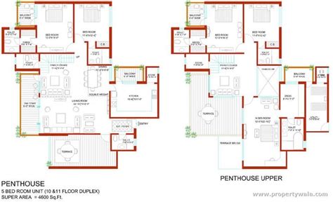 great style  house plan   bedroom duplex