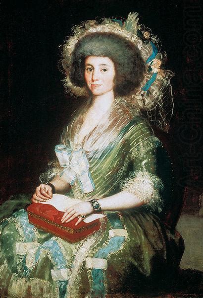 Portrait Of Manuela Camas Y De Las Heras Francisco De Goya