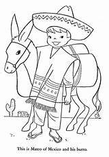 Poncho Lands Amerique Peru Charro Coloriages Colorear Amérique Brazil Mexicana Colouring Sombrero Qisforquilter Visiter sketch template