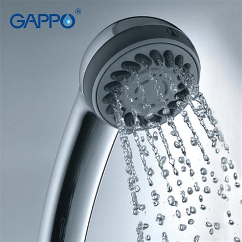 gappo 1pc top quality three ways round hand shower heads bathroom