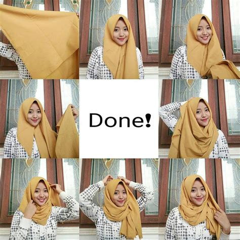 tutorial model hijab pashmina simple terbaru  hijabtuts