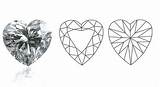 Heart Diamond Drawing Shaped Jewelry Choose Board Gem Jewel sketch template