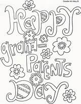 Grandparents Coloring Pages Grandma Happy Preschool Activities Printable Mothers Print Cards Crafts Sheets Color Grandparent Doodle Grandfather Parents Grand Poem sketch template