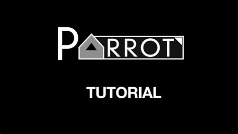 parrot tutorial youtube