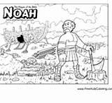Noah Coloring Bible Heros Surfnetkids Pages sketch template