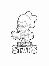 Pages Shelly Brawl Stars Coloring Printable sketch template