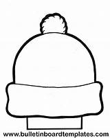 Hat Clipart Snow Hats Winter Cap Coloring Pages Template Bulletin Preschool Templates Mittens Board Colouring Clipground Paper Visit Christmas Scarf sketch template