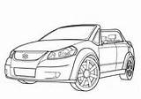 Suzuki Coloring Pages Makai Color Mitsubishi Cars Eclipse Spyder Nissan Altima Hybrid Printable Main Drawing Convertible Puzzle Wheeler Popular Supercoloring sketch template