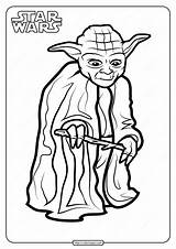 Yoda Coloringoo Whatsapp Drawing sketch template