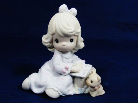 enesco 1994 precious moments you fill the pages of my life girl