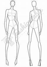 Croquis Fashion Template Female Figure Poses Illustration Drawing Moda Templates Sketch Sketches Etsy Figures Drawings Para Mujer Illustrations Vendido Producto sketch template