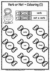 Verbs Worksheet Pack School sketch template