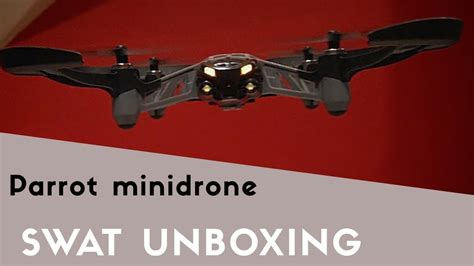 parrot minidrone swat unboxing tech fed youtube