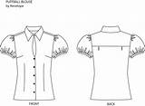 Blouse Clipart Pattern Cliparts Library Digital sketch template