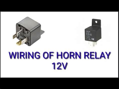 wiring  horn relay  method easiest  youtube