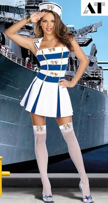buy white sexy sailor costume fancy dress nautical