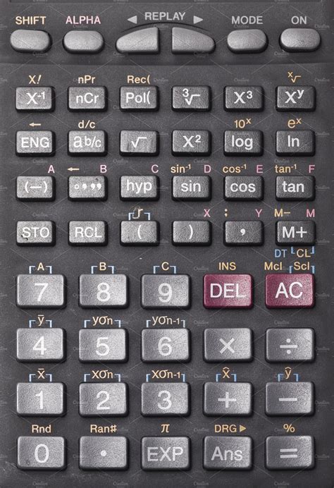 scientific calculator keypad high quality business images creative market