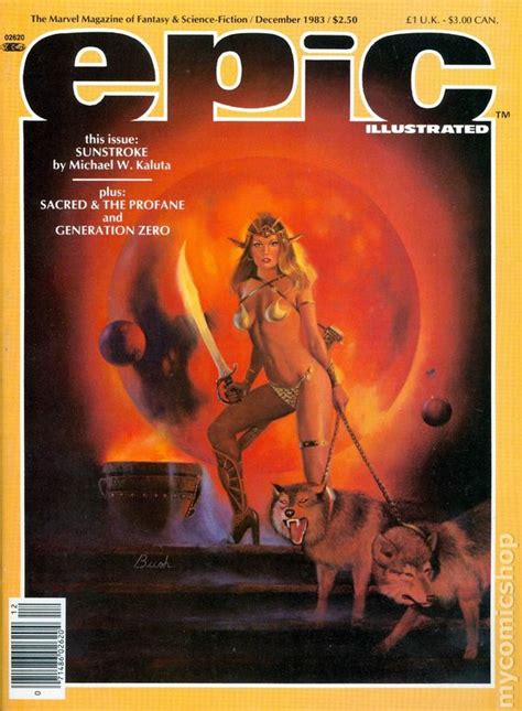 epic illustrated 1980 magazine 21 marvel magazine fantasy comics