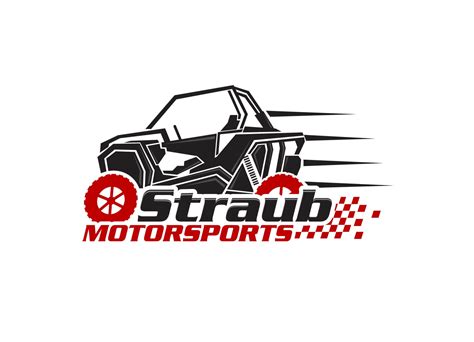 bold modern racing logo designs  straub motorsports  racing
