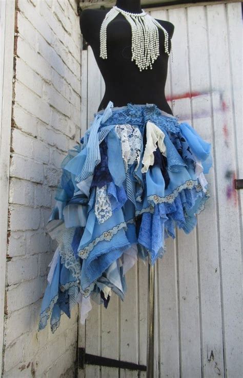 Dark Blue Alice In Wonderland Skirt Costume Set High Low Skirt Wrist